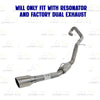 2011-2018 RAM 1500 5.7L Stainless Steel Driver Side Tail Pipe w/ Tips