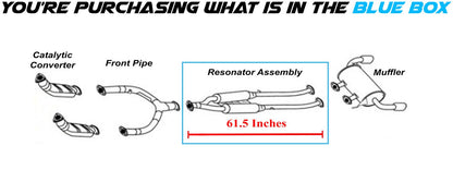 2010-2012 Infiniti FX35 3.5L Stainless Steel Exhaust Resonator Pipe