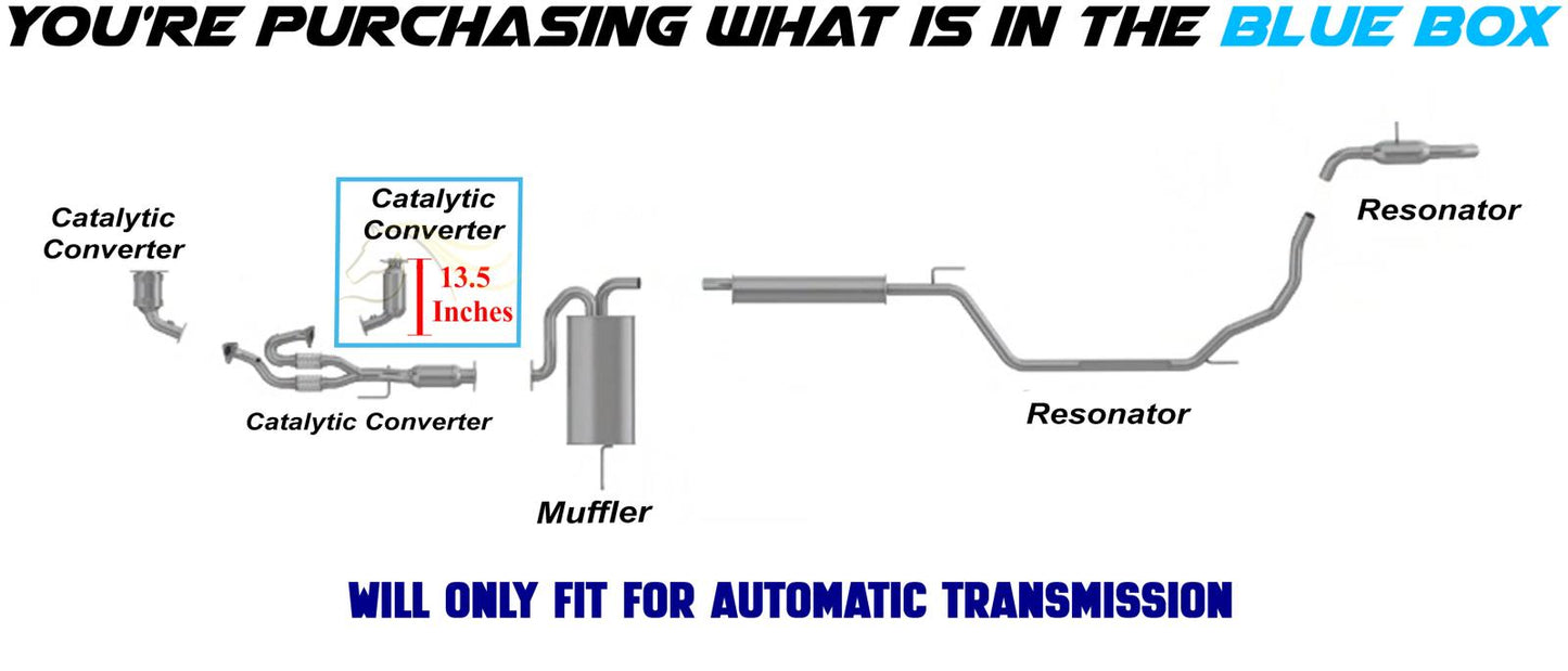 2004-2009 Nissan Quest 3.5L Exhaust Passenger Side Catalytic EPA Approved