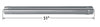 Polished Stainless Steel Exhaust Straight Pipe 5" ID/OD x 51" Long