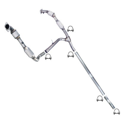 2004-2006 Ford F-150 5.4L Pair of Exhaust Catalytic w/ Front & Rear Pipe Kit | EPA Approved