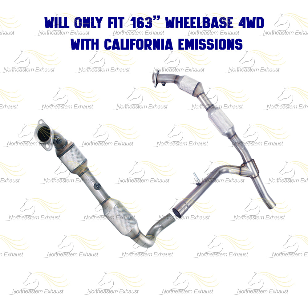 2004-2006 Ford F-150 5.4L Pair of Exhaust Catalytic w/ Front & Rear Pipe Kit | EPA Approved