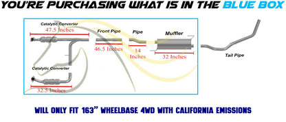 2004-2006 Ford F-150 5.4L Dual Catalytic w/ Exhaust Front Pipe Muffler Kit | EPA Approved