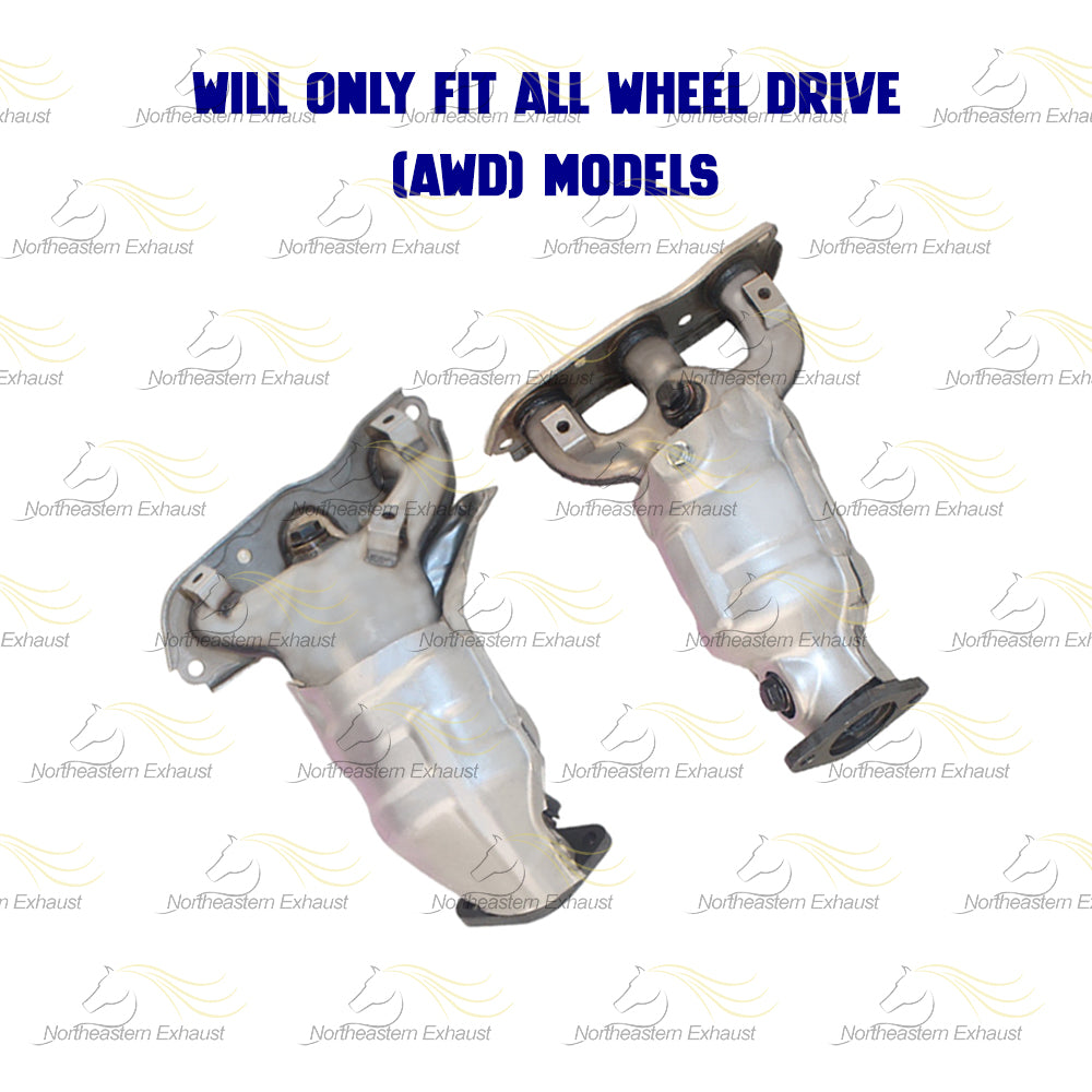 2007-2013 Mitsubishi Outlander 3.0L Pair of Manifold Front Y-Pipe Exhaust Kit | EPA Approved