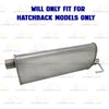 2012-2016 Chevrolet Sonic 1.8L Stainless Steel Intermediate Pipe Muffler Kit