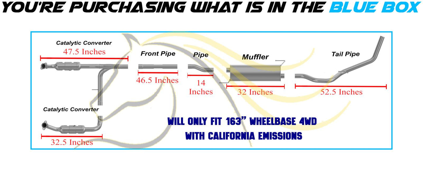 2004-2006 Ford F-150 5.4L Complete Exhaust System | EPA Approved