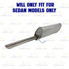 2012-2016 Chevrolet Sonic 1.4L 1.8L SEDAN Stainless Steel Exhaust Muffler