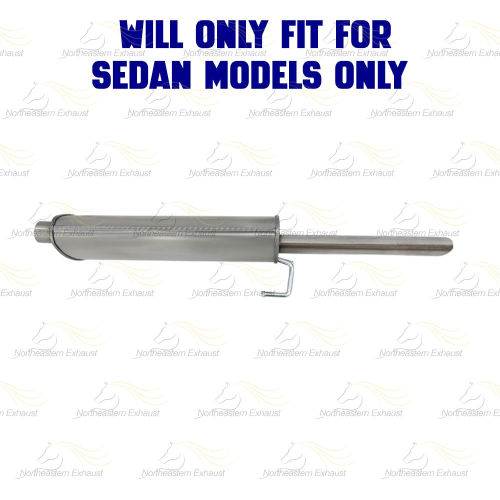 2012-2016 Chevrolet Sonic 1.4L 1.8L SEDAN Stainless Steel Exhaust Muffler