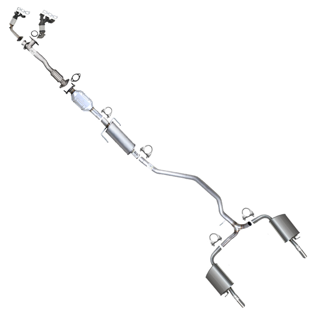 2006-2008 Ford Fusion 3.0L EPA Approved Stainless Steel Complete Exhaust System