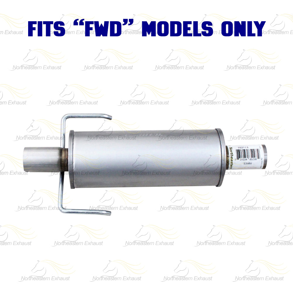 2006-2008 Ford Fusion 3.0L EPA Approved Stainless Steel Complete Exhaust System