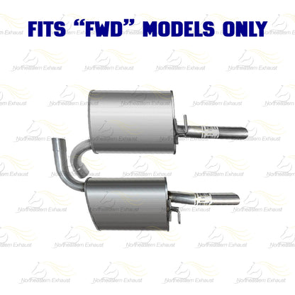 2006-2008 Ford Fusion 3.0L EPA Approved Stainless Steel Complete Exhaust System