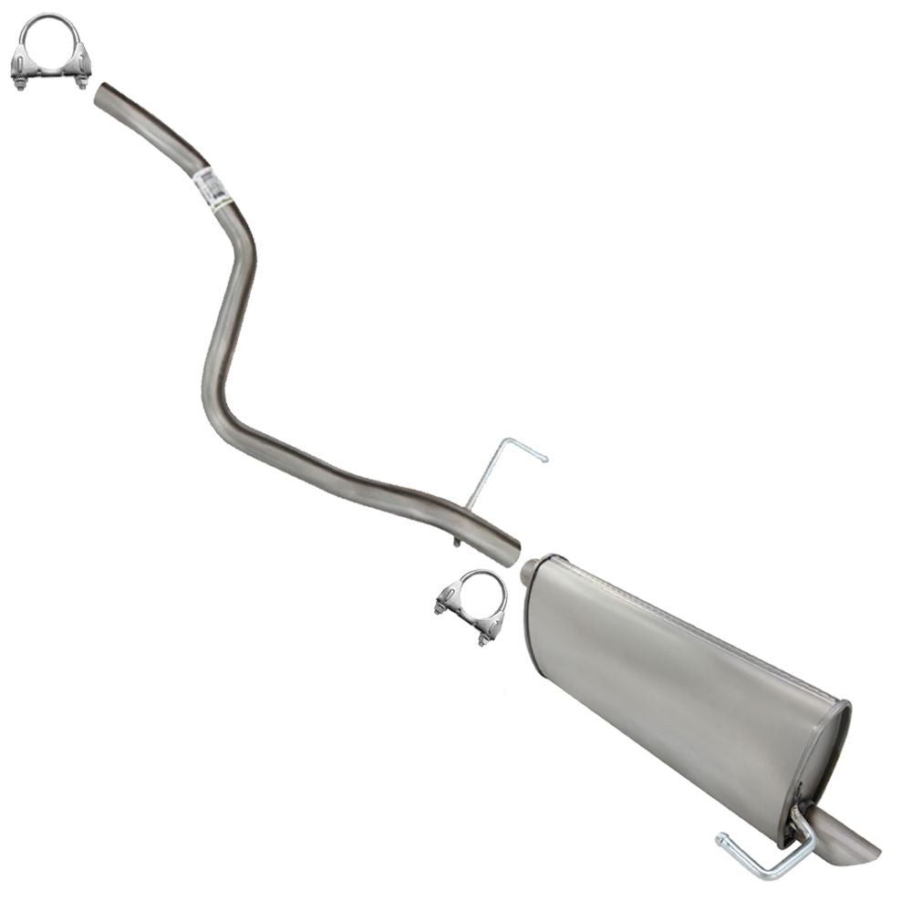 2012-2016 Chevrolet Sonic 1.4L 1.8L Stainless Steel Intermediate Pipe & Muffler Kit