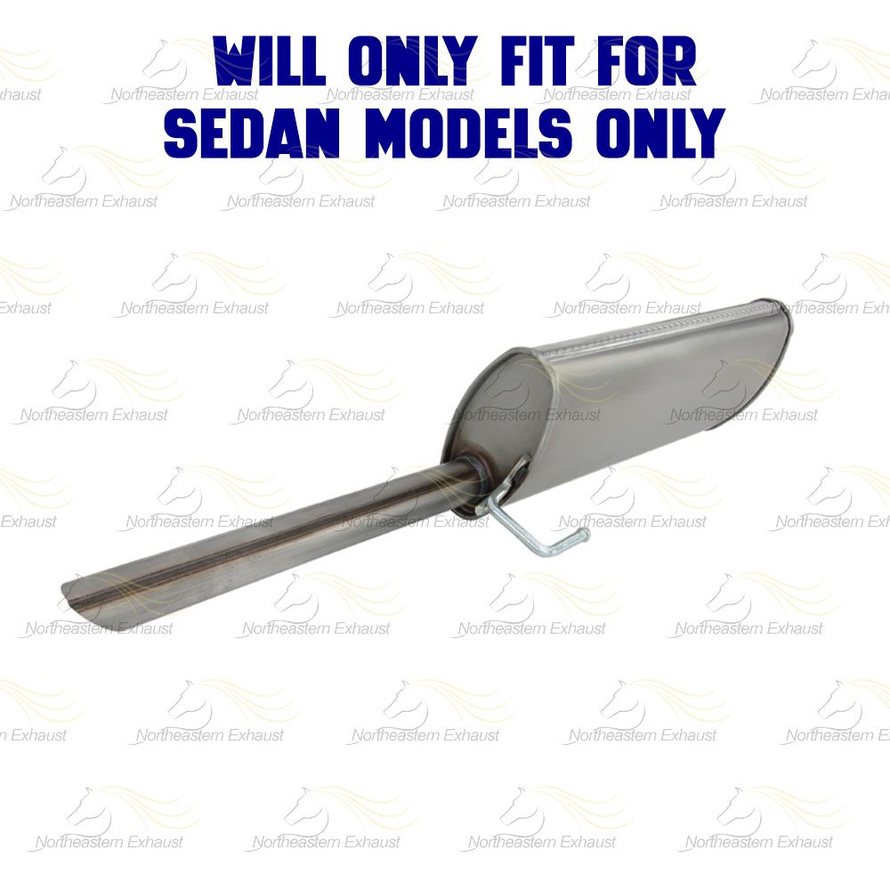 2012-2016 Chevrolet Sonic 1.4L 1.8L Stainless Steel Intermediate Pipe & Muffler Kit