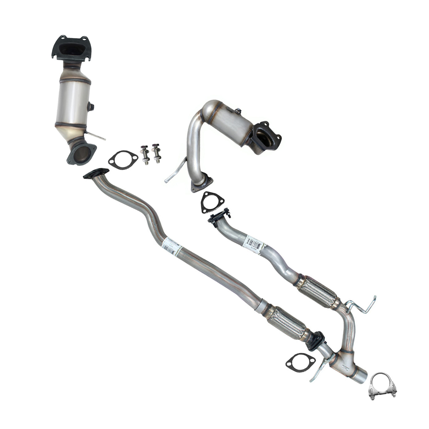 EPA Pair of Catalytic Y-Pipe Kit for 2015-2017 Chrysler 200 3.6L and 2014-2018 Jeep Cherokee 3.2L