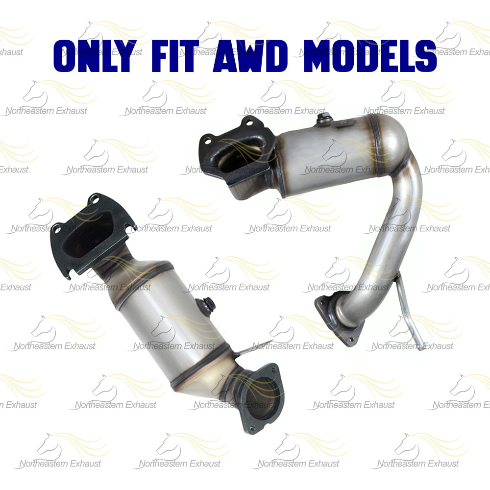 EPA Pair of Catalytic Y-Pipe Kit for 2015-2017 Chrysler 200 3.6L and 2014-2018 Jeep Cherokee 3.2L