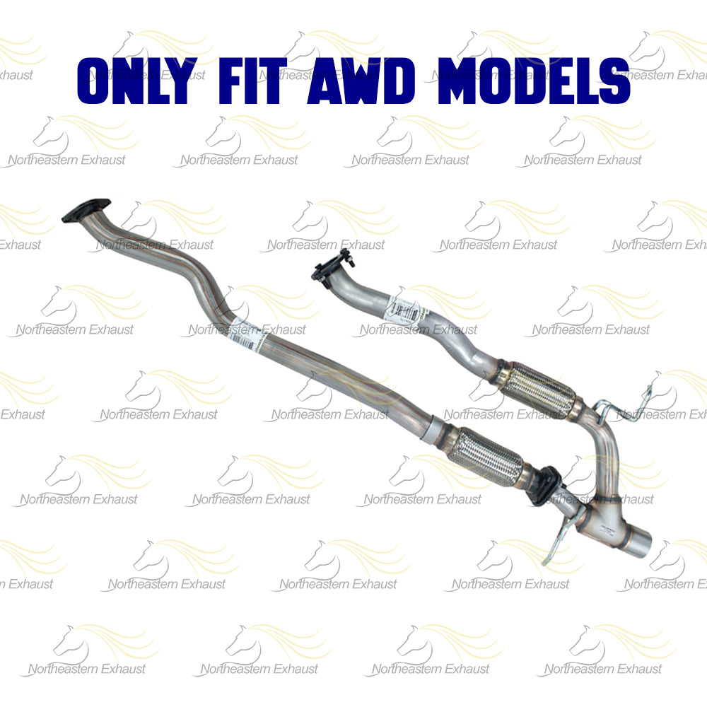 EPA Pair of Catalytic Y-Pipe Kit for 2015-2017 Chrysler 200 3.6L and 2014-2018 Jeep Cherokee 3.2L