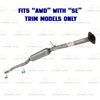 2016-2018 Hyundai Tucson 2.0L Stainless Steel Exhaust Resonator & Muffler