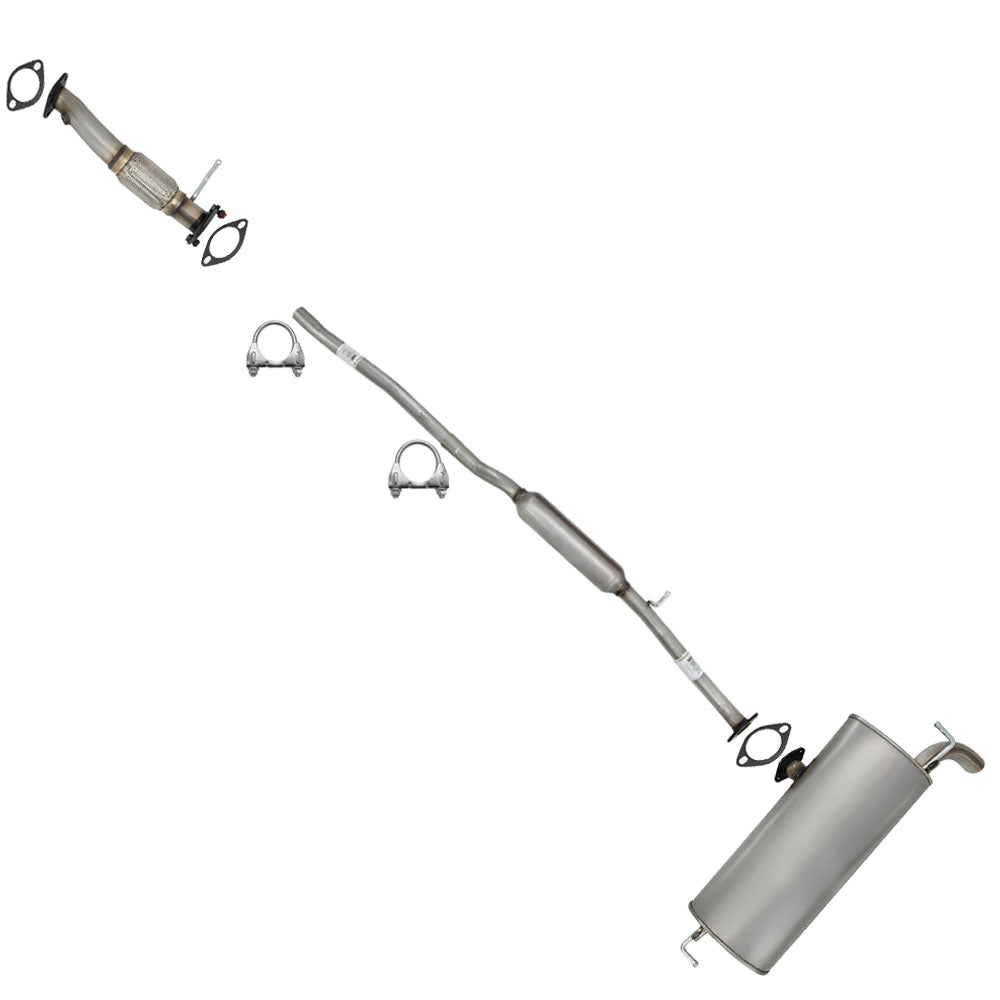 2016-2018 Hyundai Tucson 2.0L Stainless Steel Flex Pipe w/ Resonator & Muffler Kit