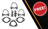2014-2018 Jeep Cherokee 3.2L EPA Pair of Catalytic Front Pipes Resonator Kit | For AWD