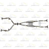 Stainless Steel Exhaust Y-Pipe Resonator Kit for 2010-2012 FX35 3.5L, 2013 FX37 3.7L