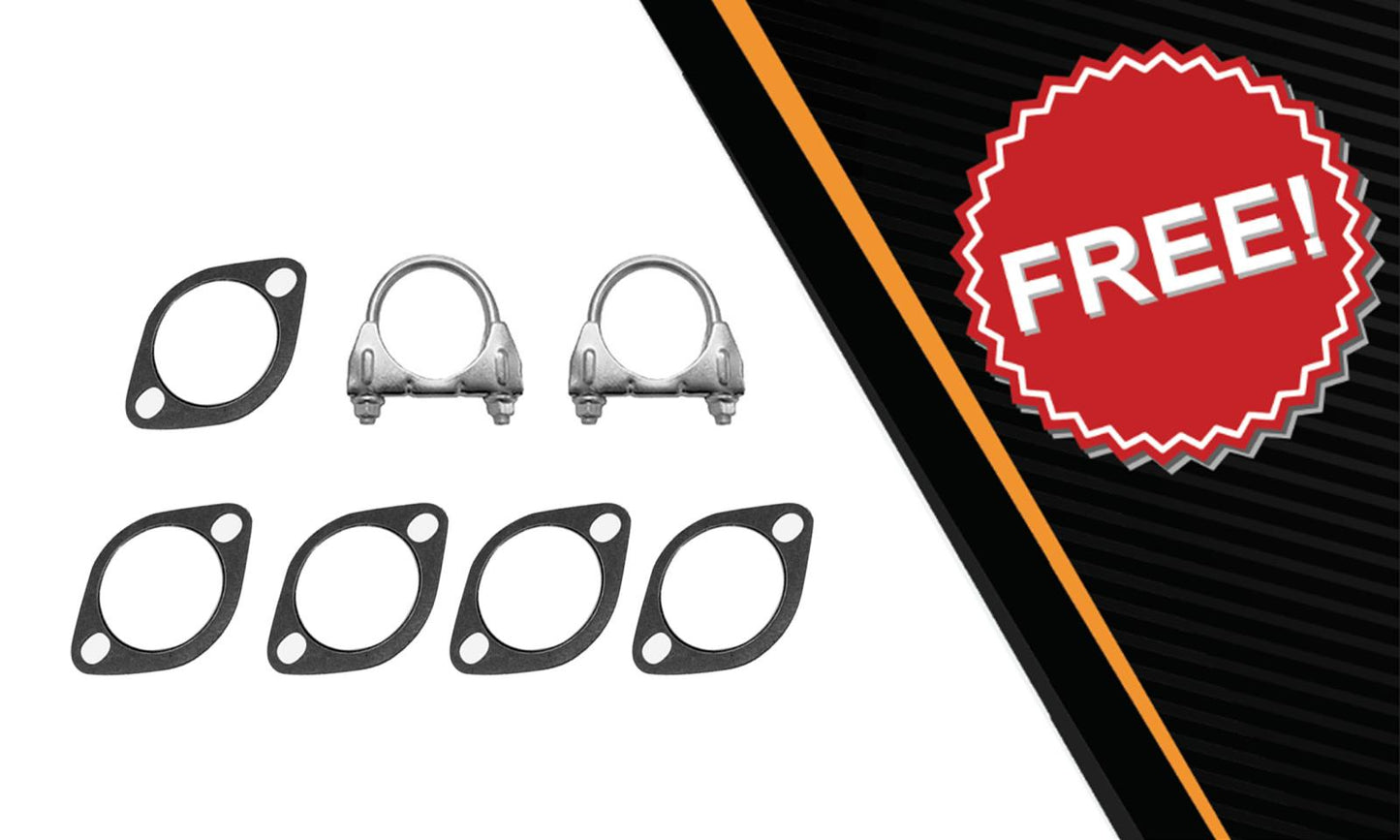 Stainless Steel Exhaust Y-Pipe Resonator Kit for 2010-2012 FX35 3.5L, 2013 FX37 3.7L