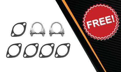 Stainless Steel Exhaust Y-Pipe Resonator Kit for 2010-2012 FX35 3.5L, 2013 FX37 3.7L