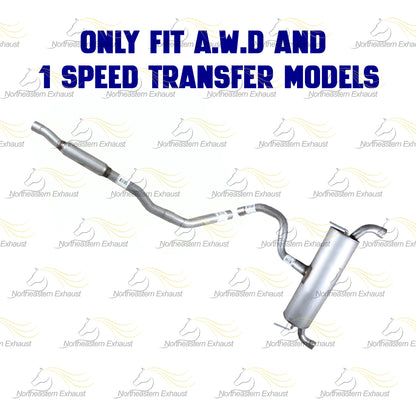 2016-2018 Jeep Cherokee 3.2L EPA Approved Complete Exhaust Kit