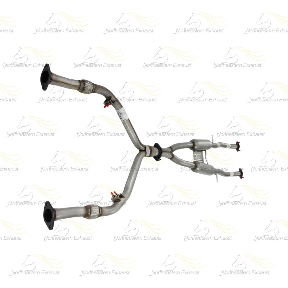 EPA Pair of Catalytic Y-Pipe Resonator Kit for 2010-2012 Infiniti FX35 3.5L, 2013 Infiniti FX37 3.7L