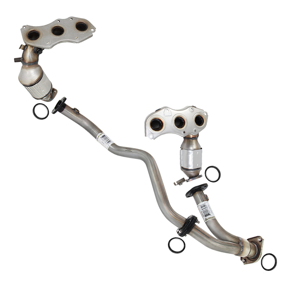 2010-2015 Lexus RX350 3.5L Pair of Manifold Front Pipe & Y-Pipe Exhaust Kit | EPA Approved