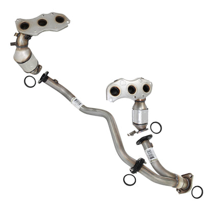2010-2015 Lexus RX350 3.5L Pair of Manifold Front Pipe & Y-Pipe Exhaust Kit | EPA Approved