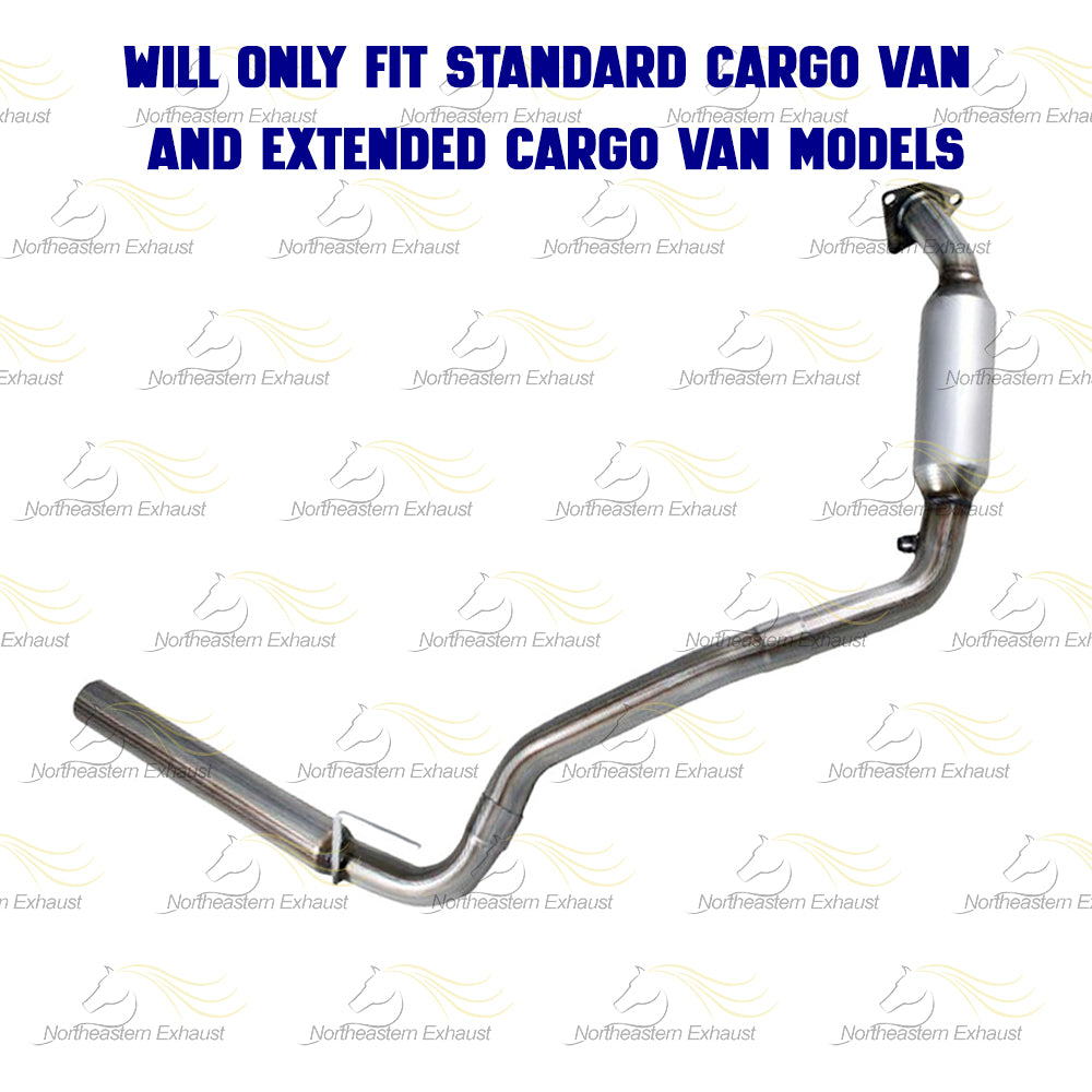 Pair of EPA Catalytic Converter Exhaust Kit for 2006-2010 GMC Savana 3500 and Chevrolet Express 3500 4.8L
