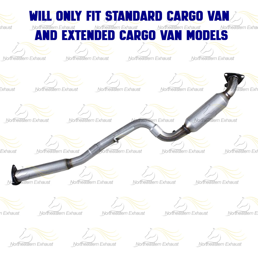 Pair of EPA Catalytic Converter Exhaust Kit for 2006-2010 GMC Savana 3500 and Chevrolet Express 3500 4.8L