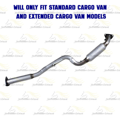 Pair of EPA Catalytic Converter Exhaust Kit for 2006-2010 GMC Savana 3500 and Chevrolet Express 3500 4.8L