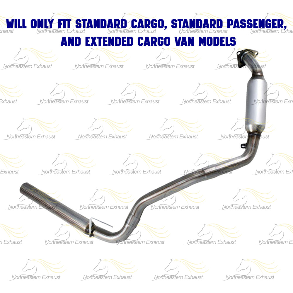 Pair of Exhaust Catalytic Converter for 2006-2010 GMC Savana 2500 and Chevrolet Express 2500 4.8L