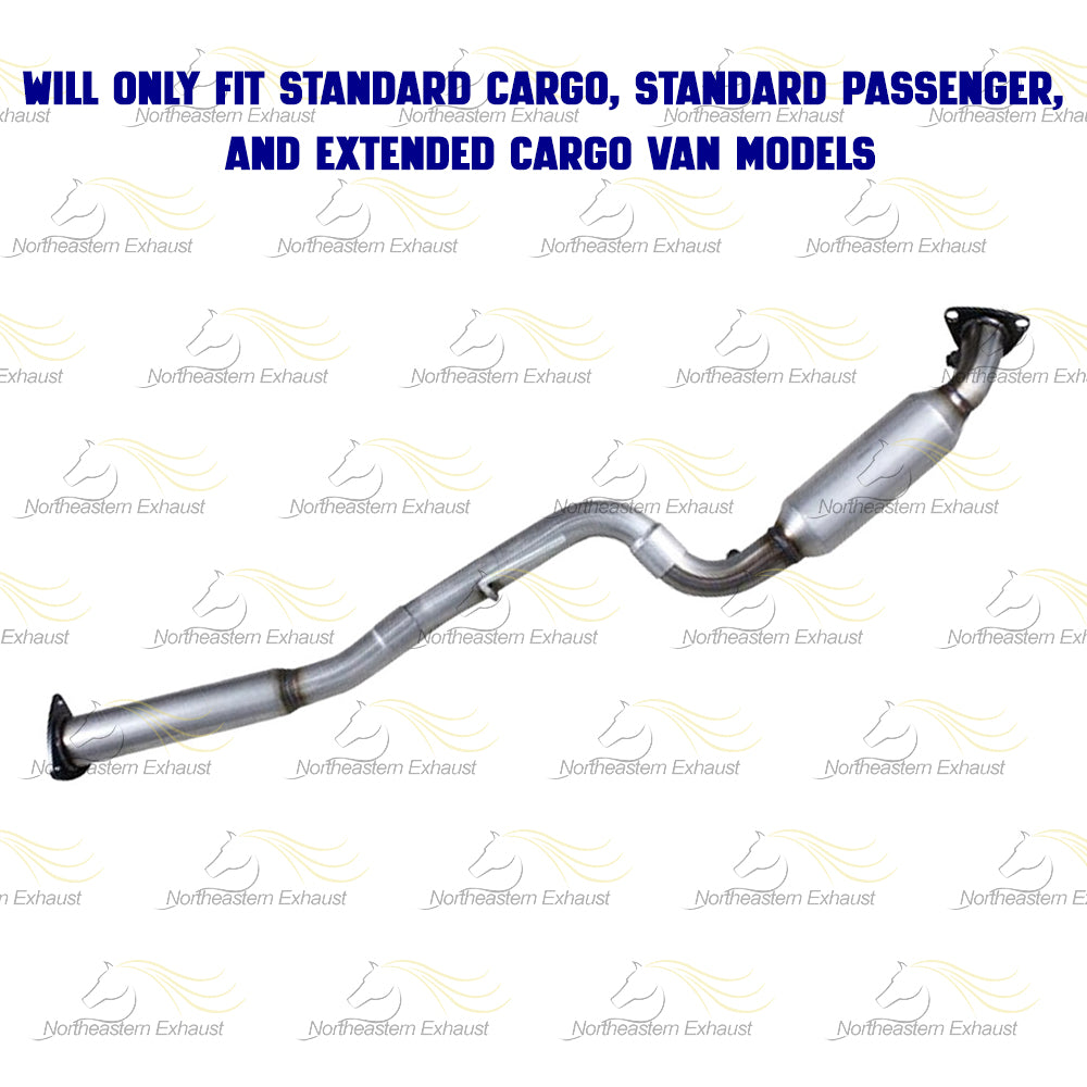 Pair of Exhaust Catalytic Converter for 2006-2010 GMC Savana 2500 and Chevrolet Express 2500 6.0L