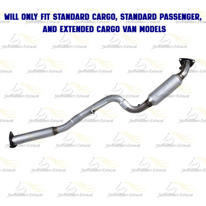 Pair of Exhaust Catalytic Converter for 2006-2010 GMC Savana 2500 and Chevrolet Express 2500 6.0L