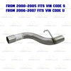 2000-2007 Ford Taurus 3.0L Stainless Steel Exhaust Extension Pipe