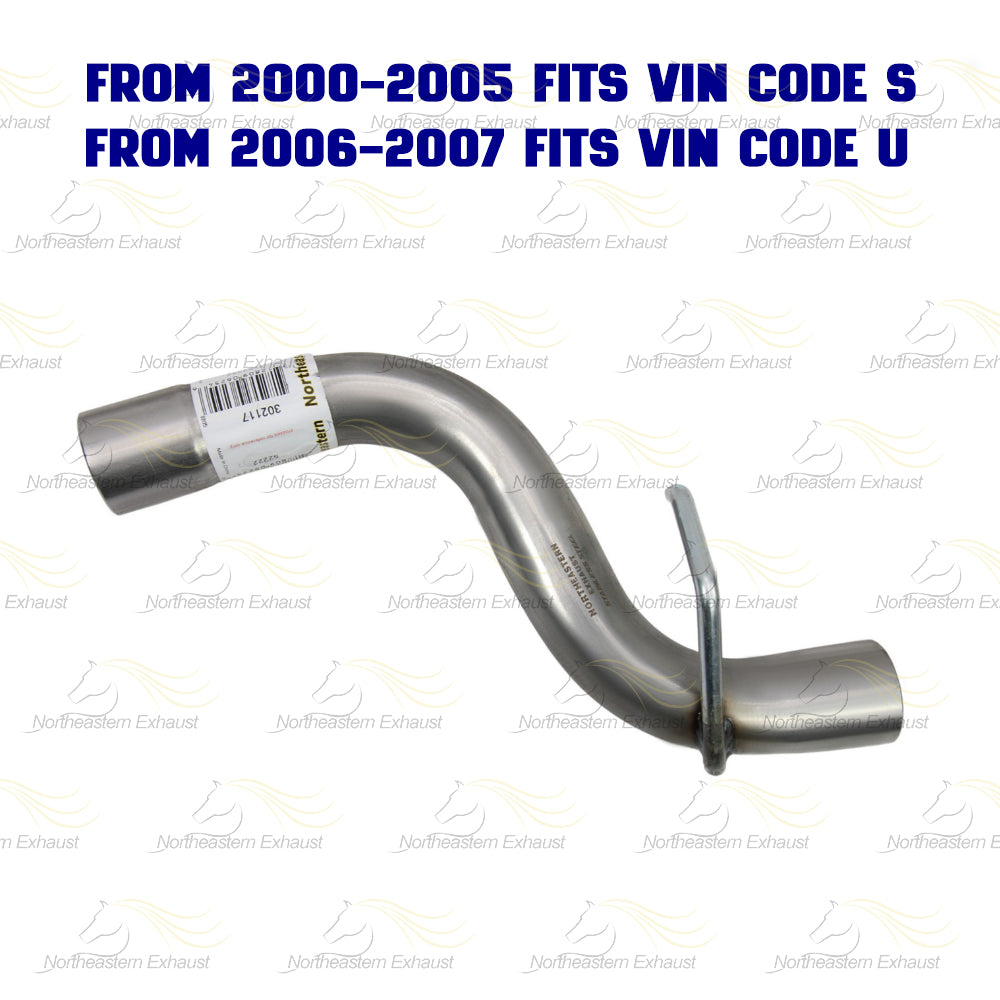 2000-2007 Ford Taurus 3.0L Stainless Steel Exhaust Extension Pipe