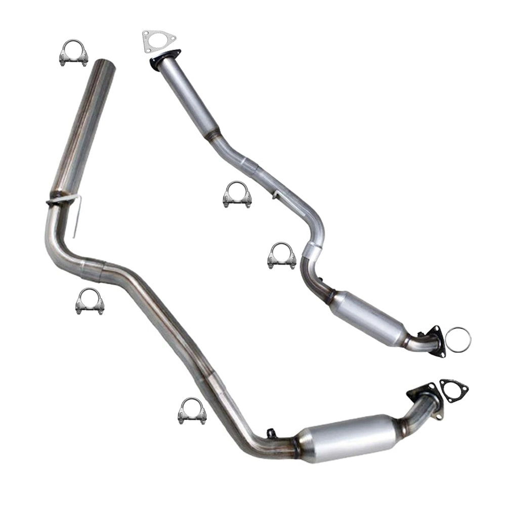 Pair of Exhaust EPA Catalytic Converter for 2006-2010 GMC Savana 3500 and Chevrolet Express 3500 6.0L