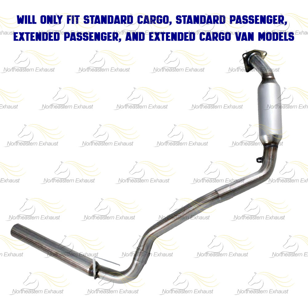 Pair of Exhaust EPA Catalytic Converter for 2006-2010 GMC Savana 3500 and Chevrolet Express 3500 6.0L