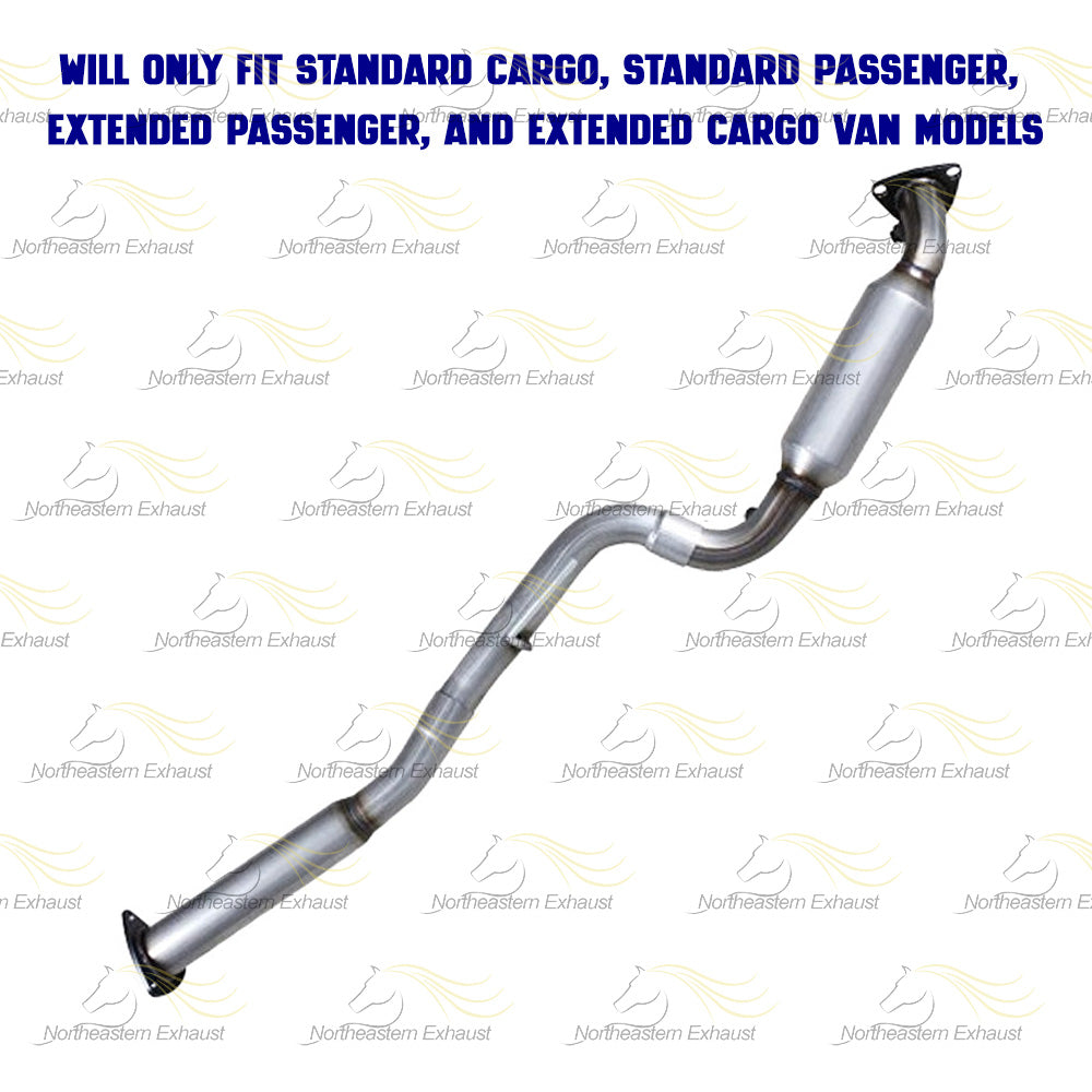 Pair of Exhaust EPA Catalytic Converter for 2006-2010 GMC Savana 3500 and Chevrolet Express 3500 6.0L
