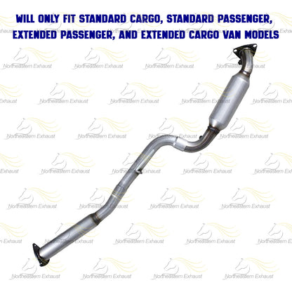 Pair of Exhaust EPA Catalytic Converter for 2006-2010 GMC Savana 3500 and Chevrolet Express 3500 6.0L