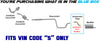 2000-2005 Mercury Sable 3.0L Stainless Steel Exhaust Extension Pipe
