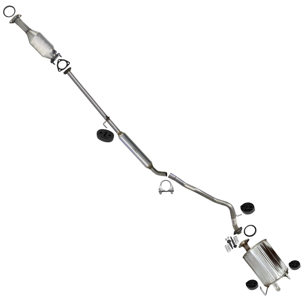 1997-2001 Honda CR-V 2.0L Exhaust Catalytic Converter Resonator Pipe Muffler Kit