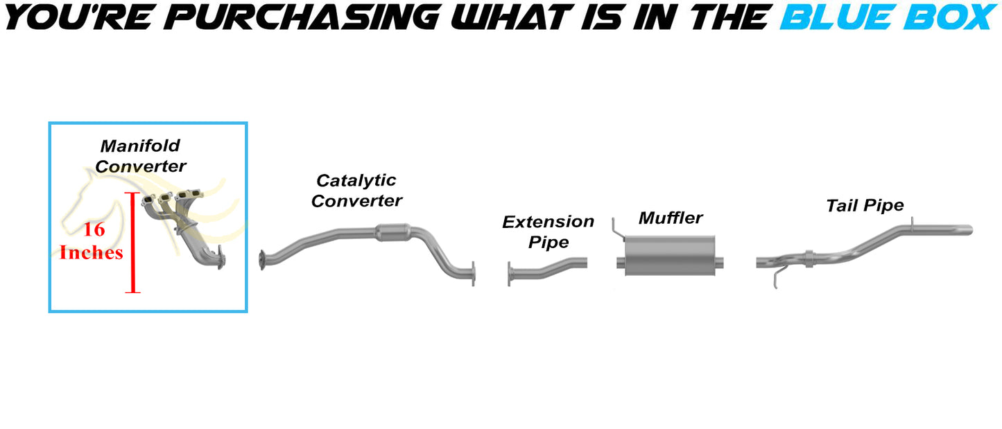 EPA Approved Exhaust Manifold Catalytic Converter 2007-2012 Chevy Colorado and GMC Canyon 2.9L