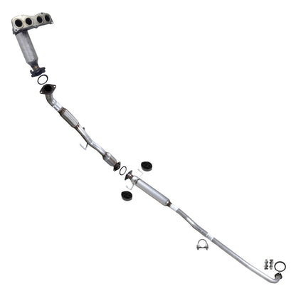 2003-2006 Toyota Camry 2.4L EPA Approved Manifold Catalytic Resonator Exhaust Kit
