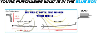 2003-2006 Toyota Camry 2.4L EPA Approved Manifold Catalytic Resonator Exhaust Kit