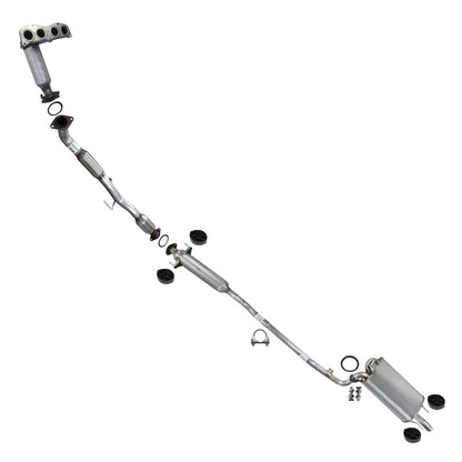2003-2006 Toyota Camry 2.4L Complete Exhaust System Kit | EPA Approved