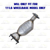 2004-2006 Ford Ranger Rear Catalytic Intermediate Pipe Muffler Kit | EPA Approved | 111.6in WB
