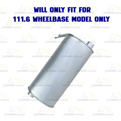 2004-2006 Ford Ranger Rear Catalytic Intermediate Pipe Muffler Kit | EPA Approved | 111.6in WB
